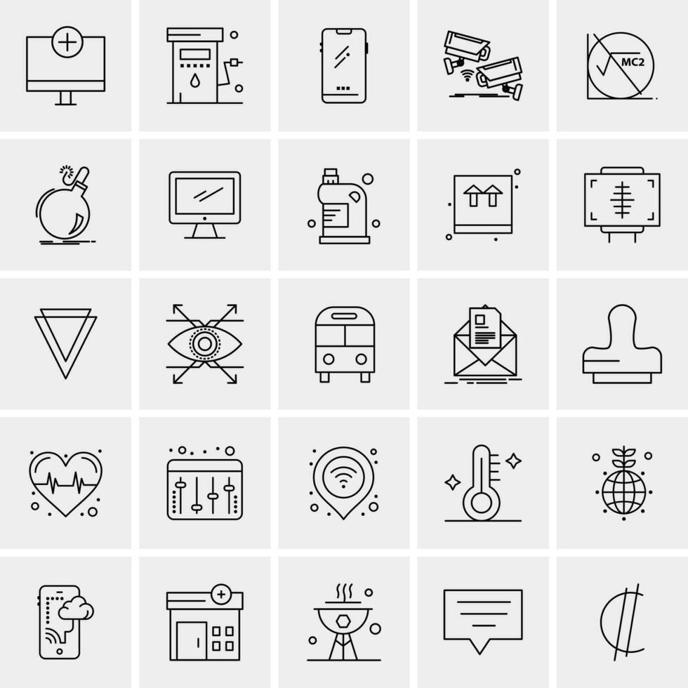 25 universeel bedrijf pictogrammen vector creatief icoon illustratie naar gebruik in web en mobiel verwant project