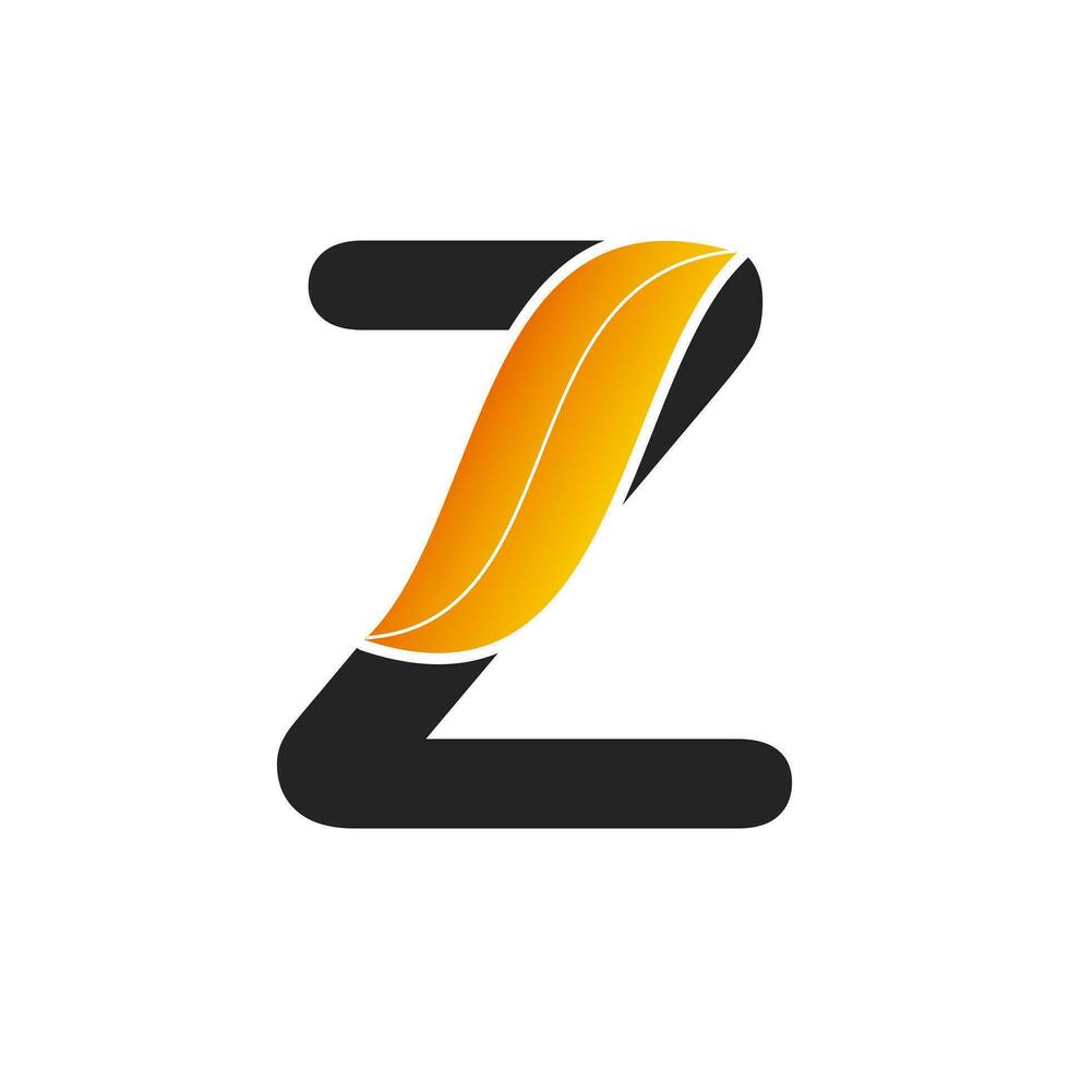 logo ontwerp van eerste brief z met blad. natuur logo, blad logo. een uniek, exclusief, elegant, professioneel, schoon, gemakkelijk, modern logo. vector