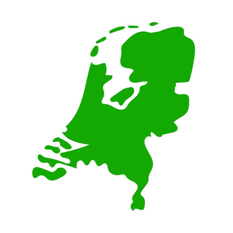 Nederland kaart. Nederlands kaart. vector. vector