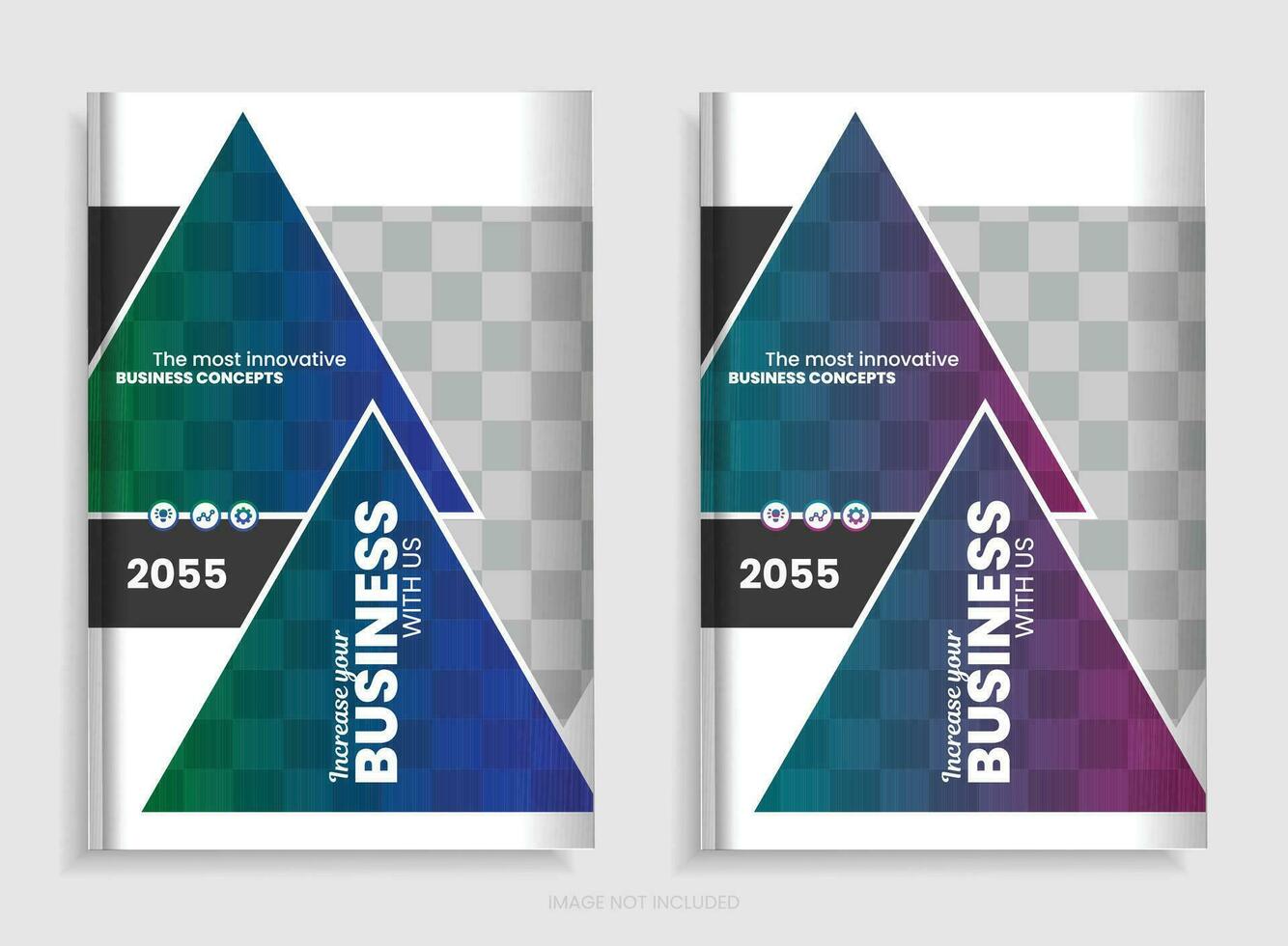 jaar- verslag doen van brochure ontwerp sjabloon vector, brochure presentatie, boek omslag, en lay-out vector
