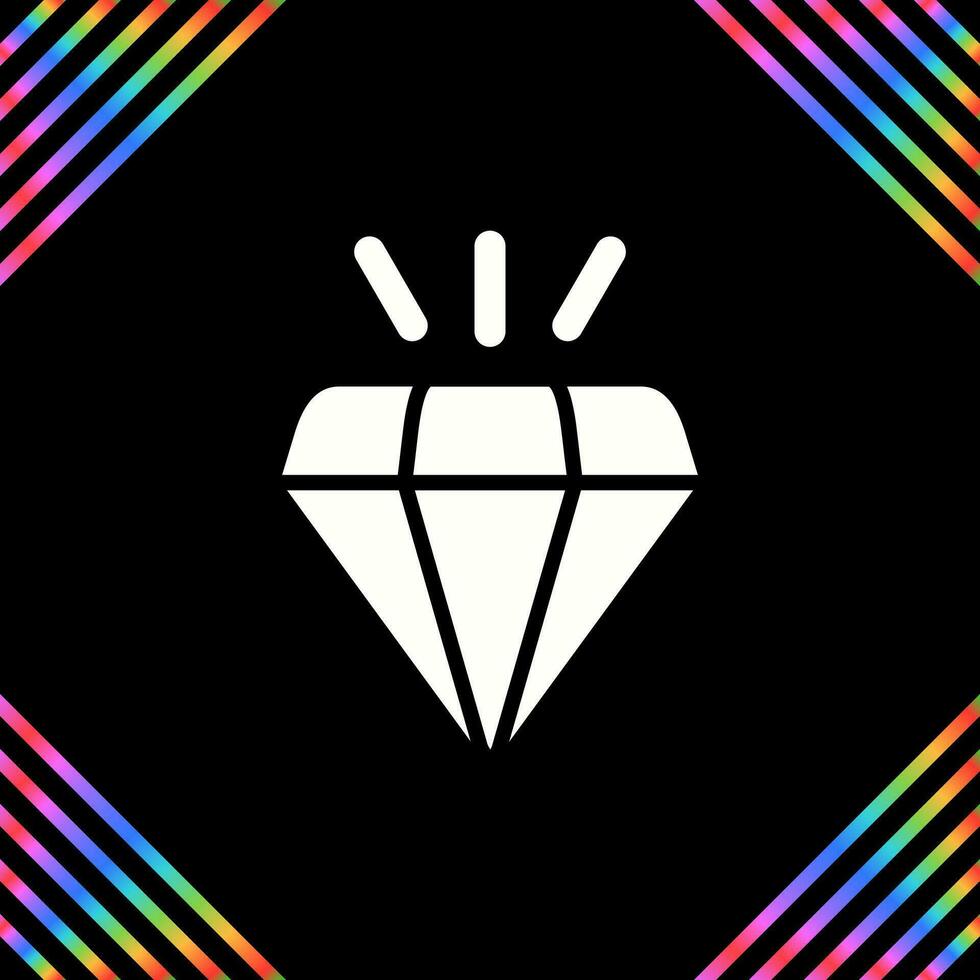 diamant vector pictogram