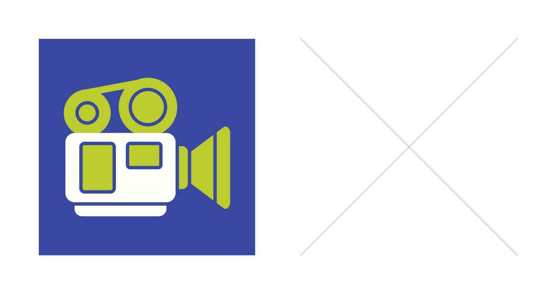 videocamera vector pictogram