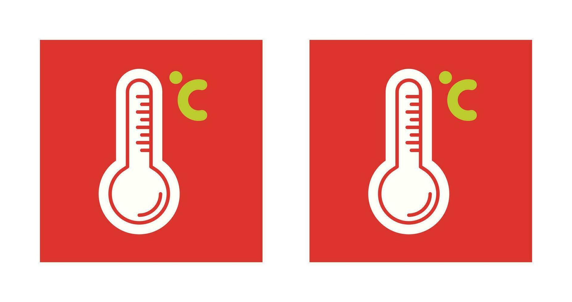 thermometer vector pictogram