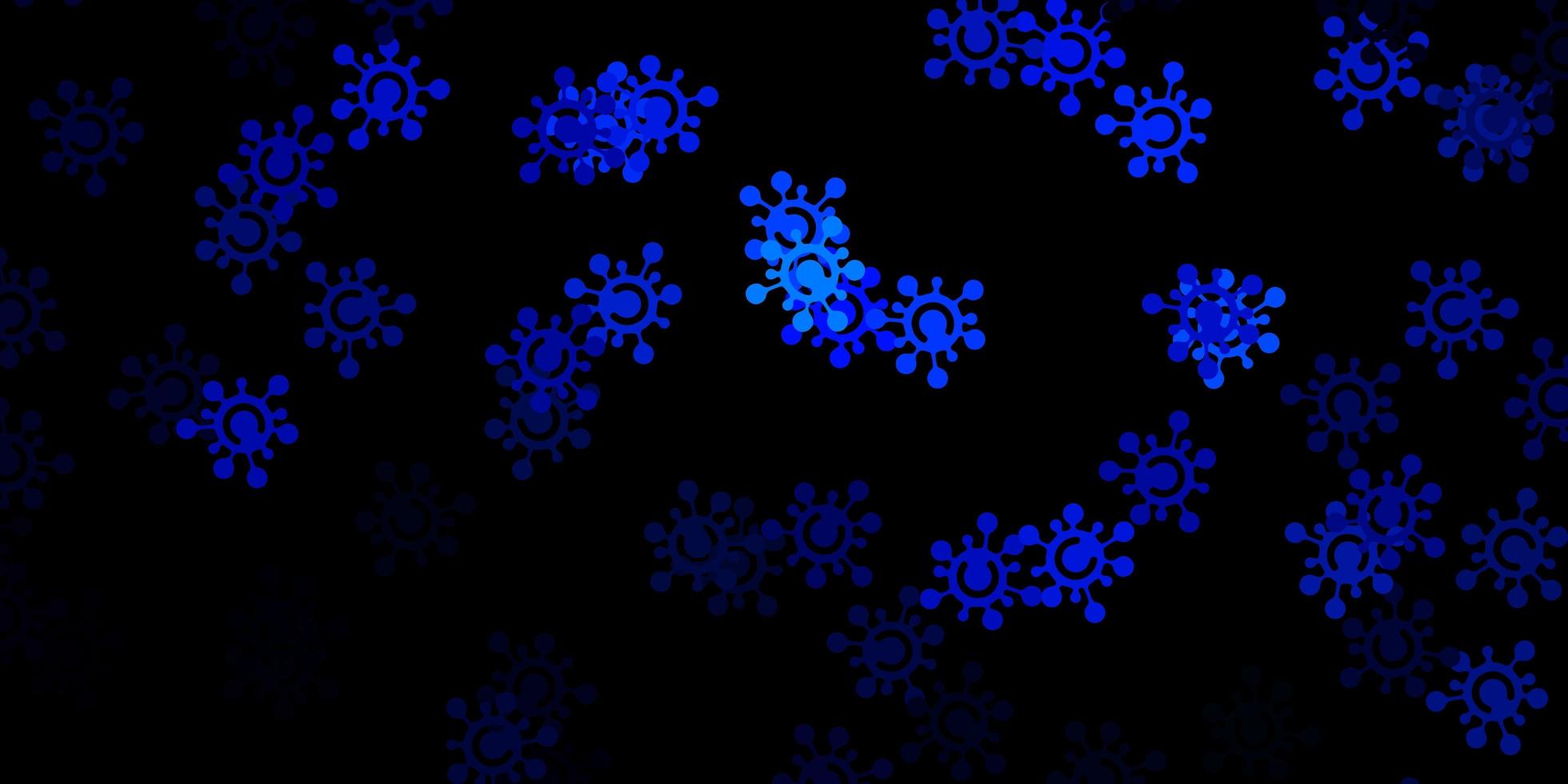 donkerblauw vectormalplaatje met grieptekens. vector