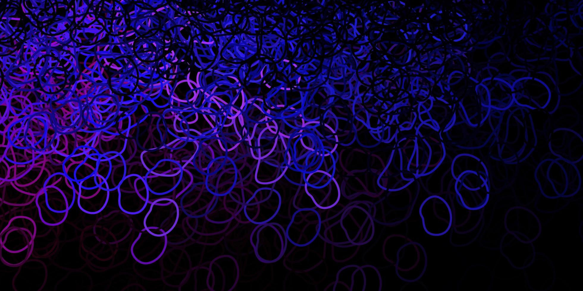 donkerroze, blauw vectorpatroon met abstracte vormen. vector