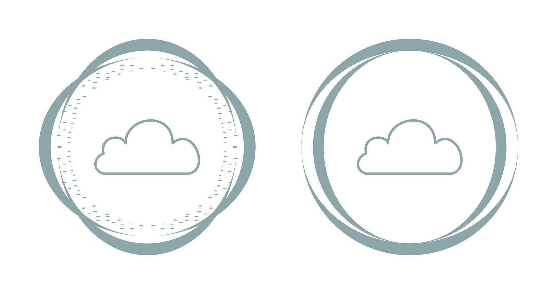 wolk vector pictogram