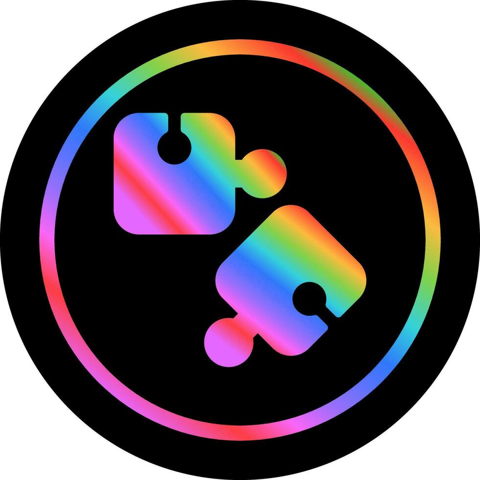 puzzel stuk vector icoon