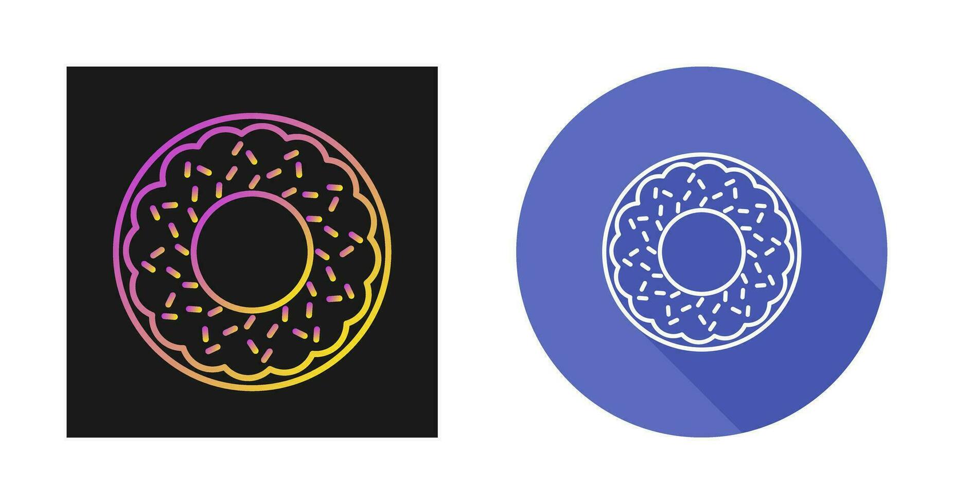 donut vector icoon