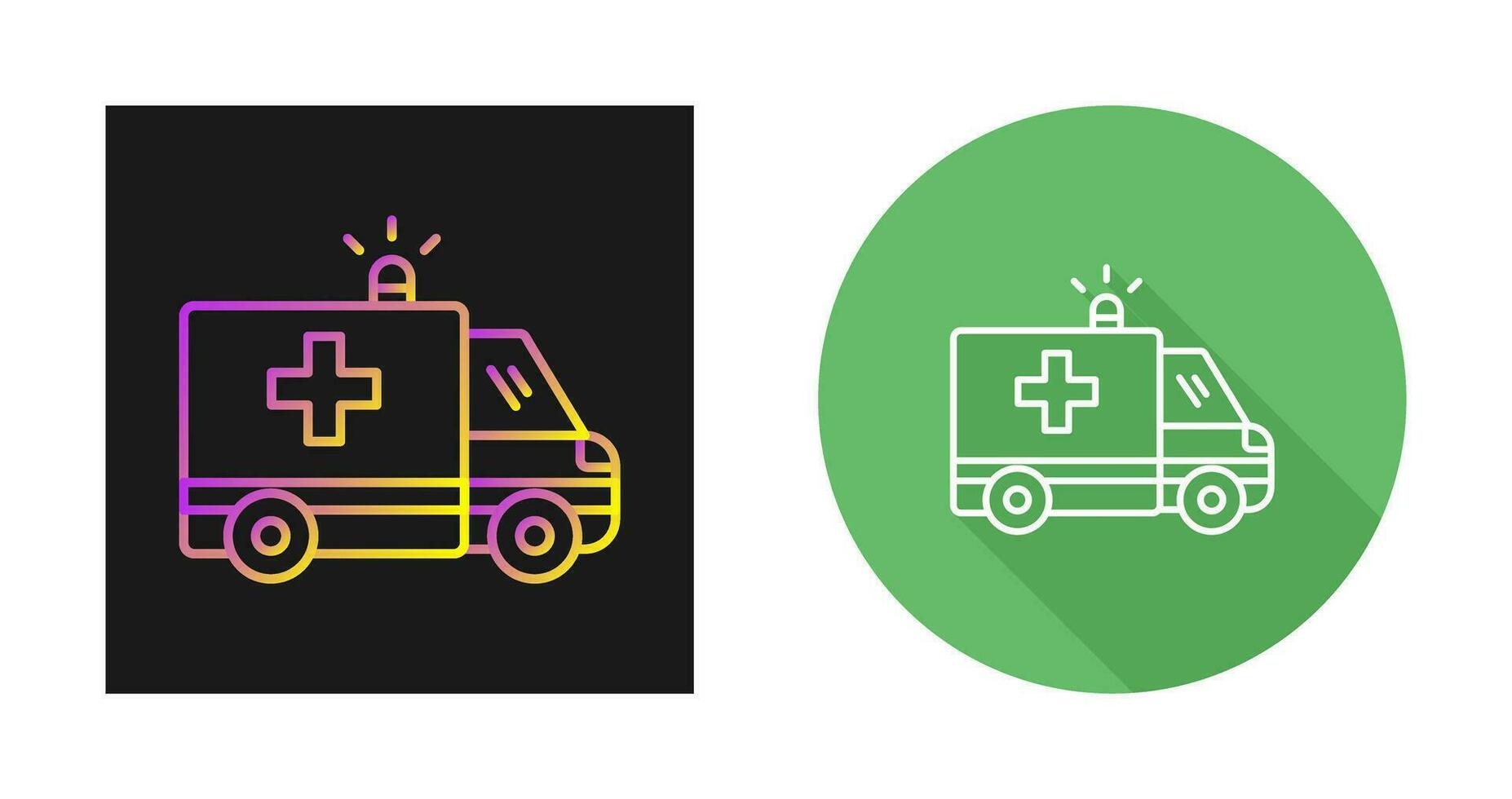 ambulance vector pictogram