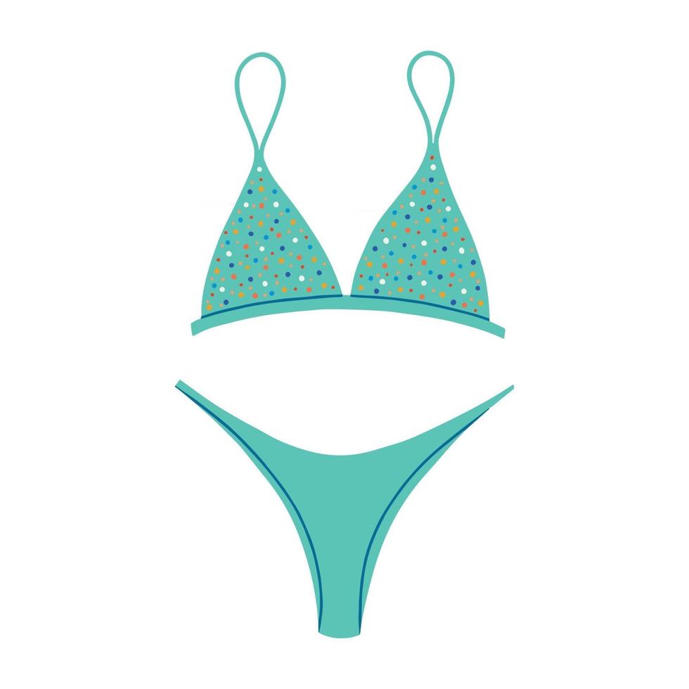 zwembroek bikini.vector platte cartoon afbeelding. vector