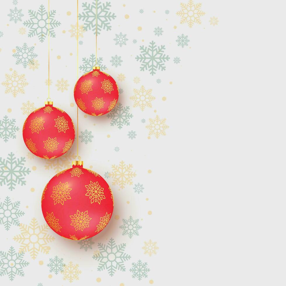 vrolijk Kerstmis achtergrond met Kerstmis ornamenten. vector