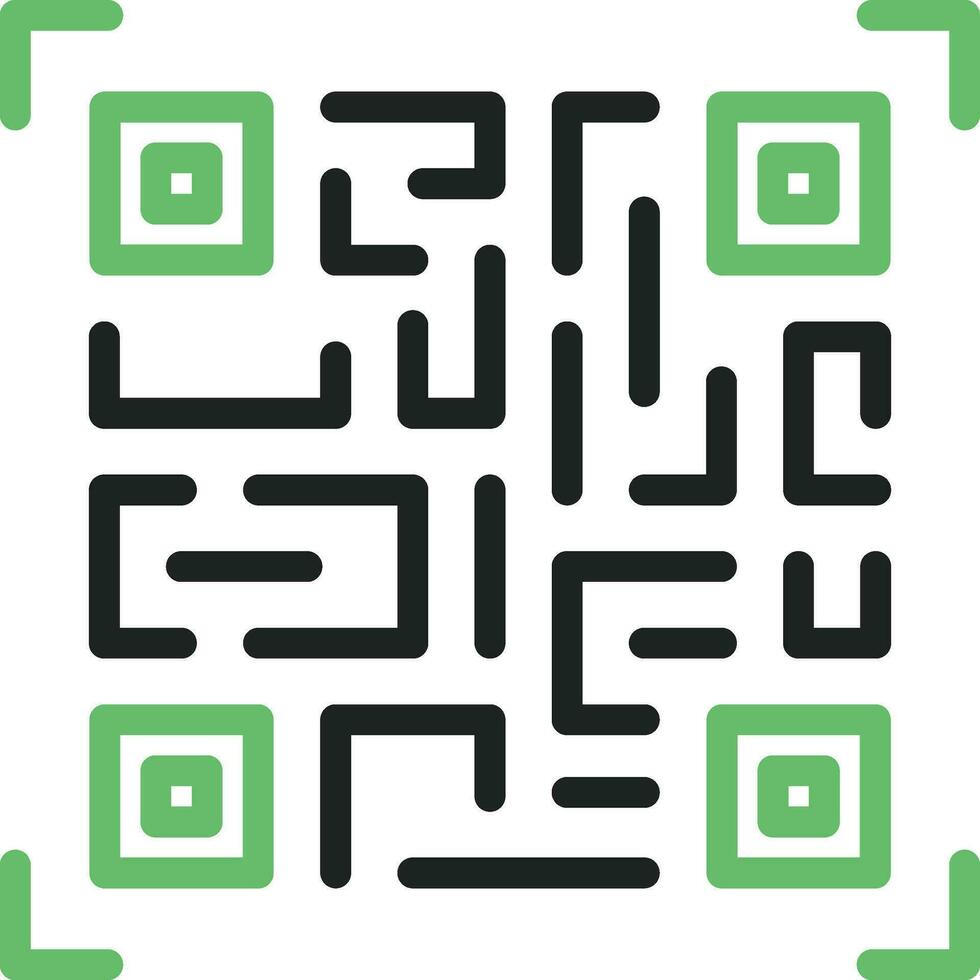 qr code icoon afbeelding. vector