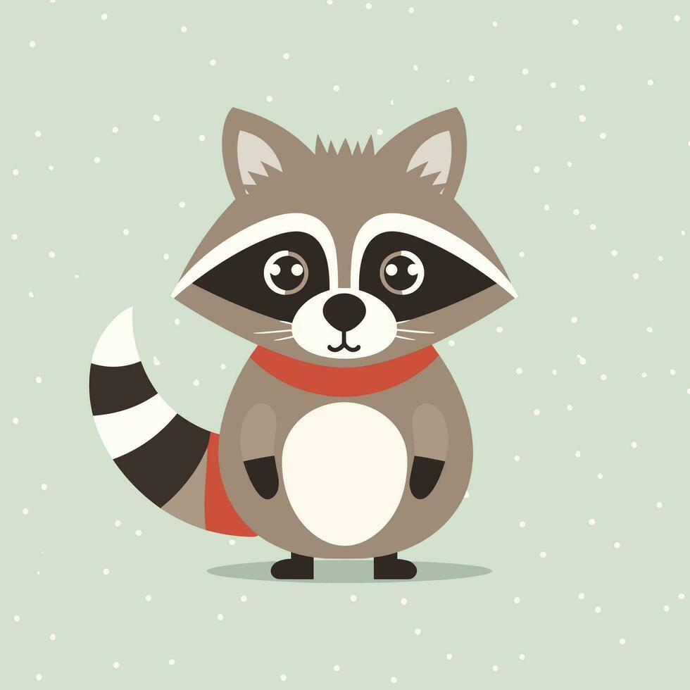 wasbeer vector schattig wasbeer tekenfilm symbool