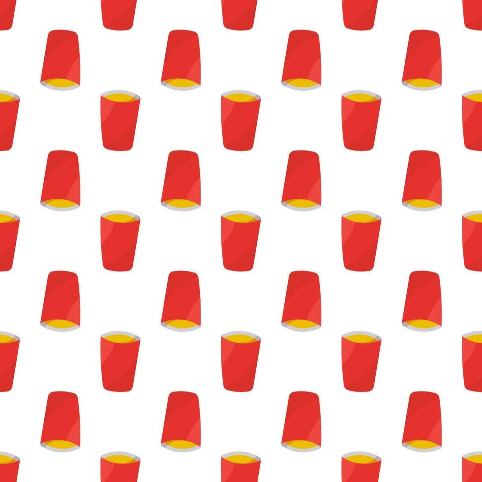 rood glas drinken partij vakantie patroon textiel vector