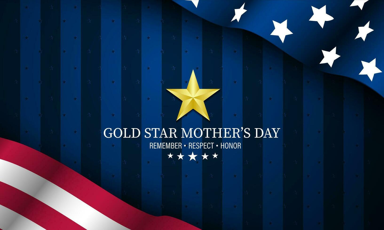 goud ster moeders dag achtergrond vector illustratie