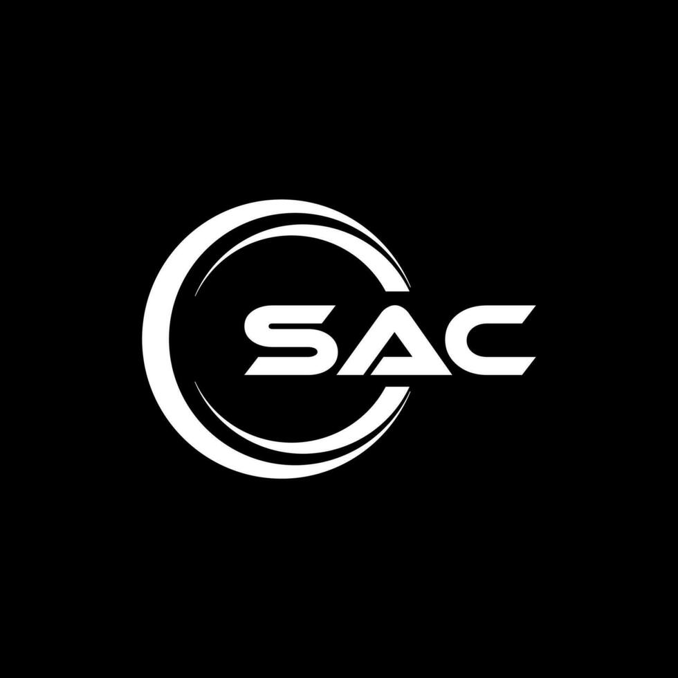 sac logo ontwerp, inspiratie voor een uniek identiteit. modern elegantie en creatief ontwerp. watermerk uw succes met de opvallend deze logo. vector