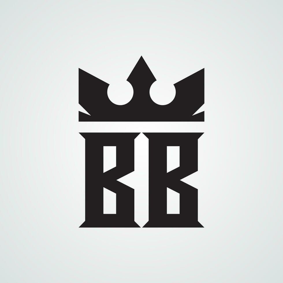 modern bb logo ontwerp sjabloon. royalty-vrij vector illustratie