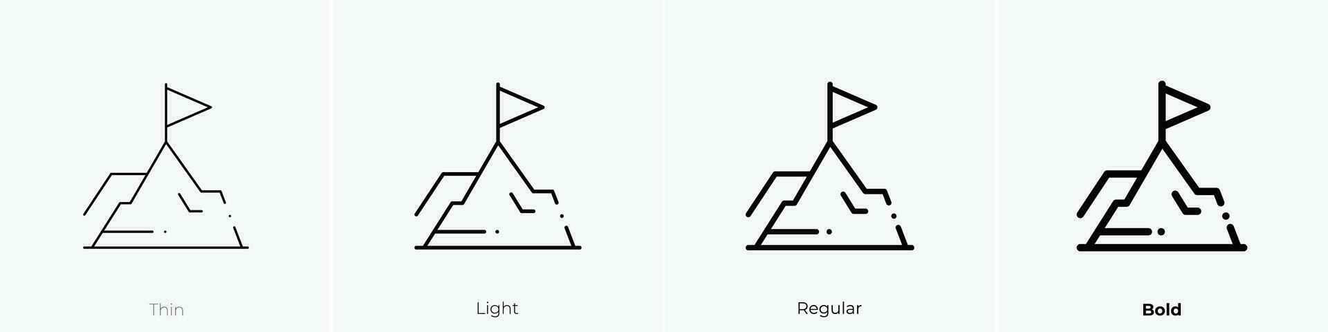 prestatie icoon. dun, licht, regelmatig en stoutmoedig stijl ontwerp geïsoleerd Aan wit achtergrond vector