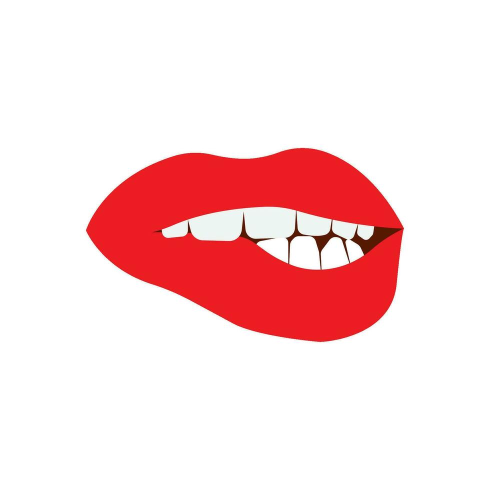 lippen pictogram cosmetische logo vector sjabloon