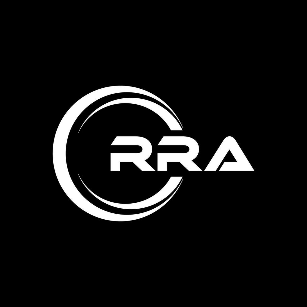 rra logo ontwerp, inspiratie voor een uniek identiteit. modern elegantie en creatief ontwerp. watermerk uw succes met de opvallend deze logo. vector