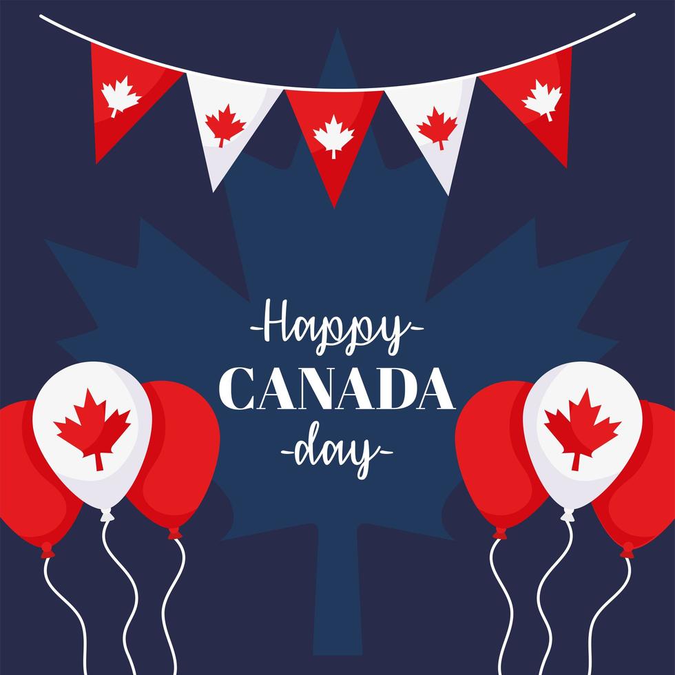 onafhankelijkheidsdag canada vector