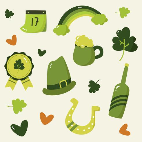 St Patrick&#39;s Day Element Vector