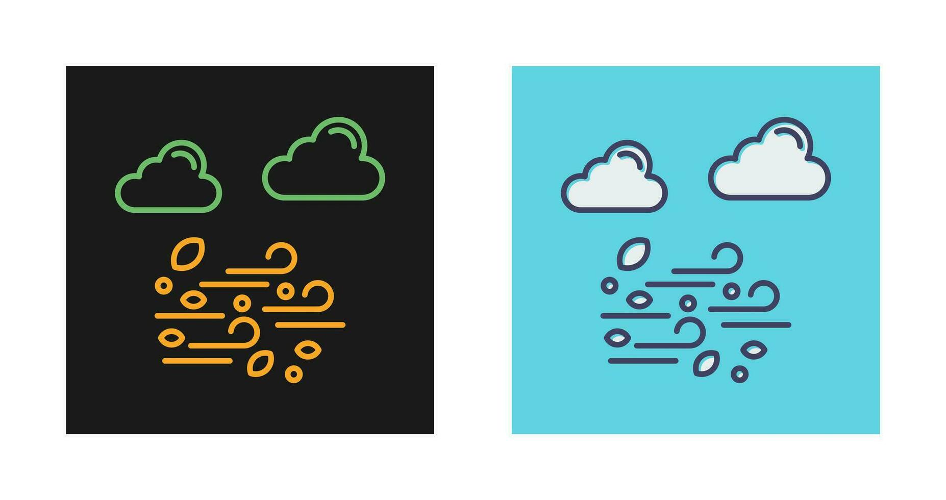 wind vector pictogram