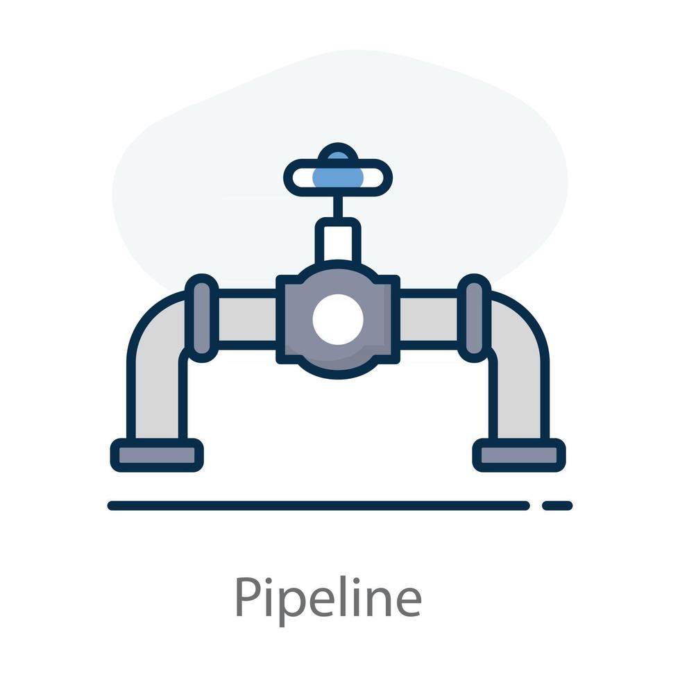 pijpleiding vervoert water; vector