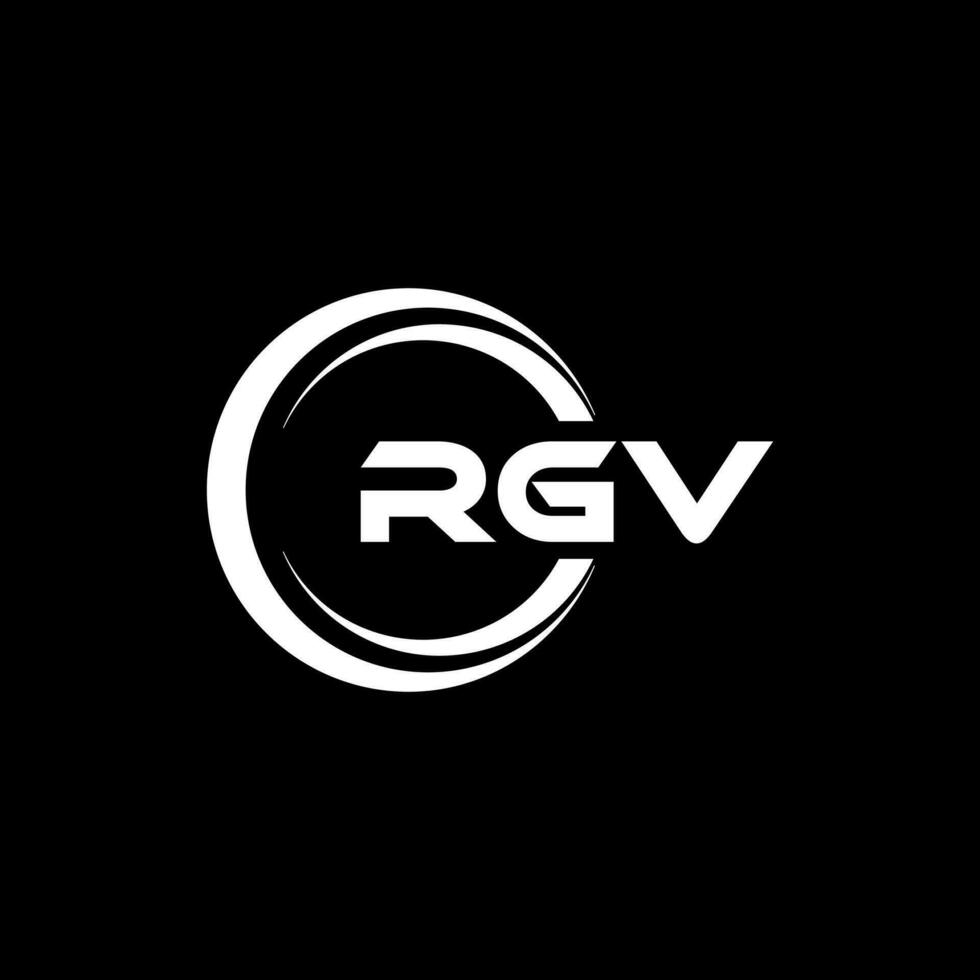 rgv logo ontwerp, inspiratie voor een uniek identiteit. modern elegantie en creatief ontwerp. watermerk uw succes met de opvallend deze logo. vector