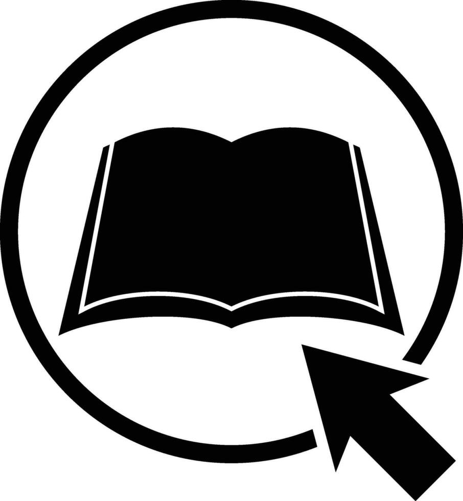 online boek, studies icoon illustratie vector