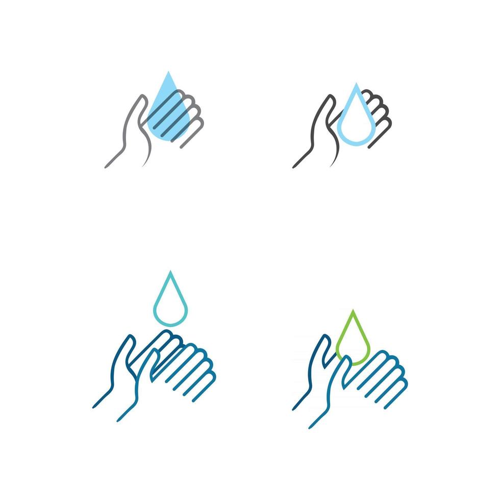 hand sanitizer fles logo en icon set nieuw normaal geïsoleerd op witte achtergrond desinfectie concept wasgel alcohol fles voor hygiëne vectorillustratie vector