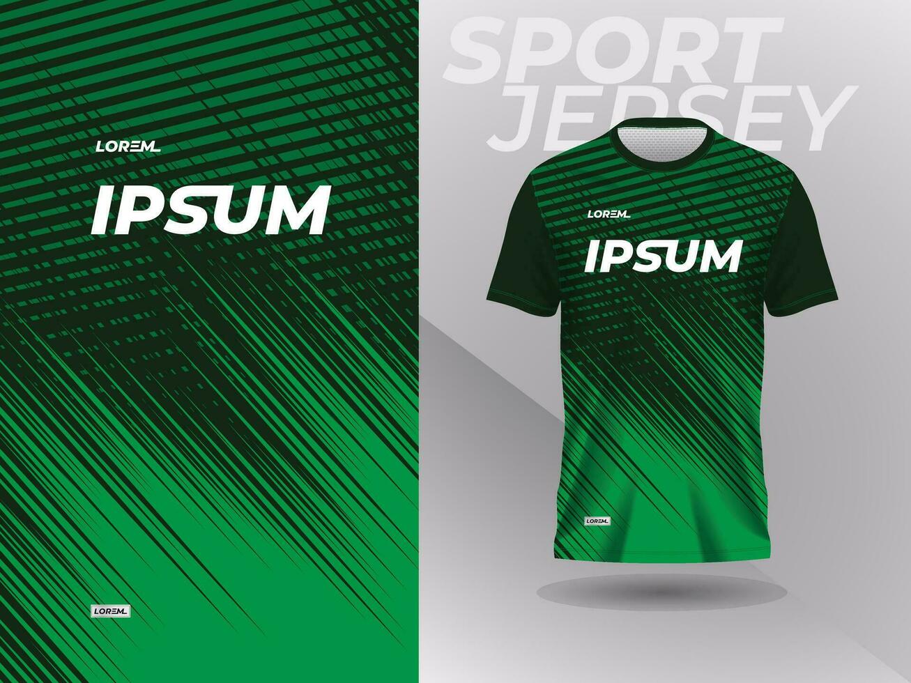 groen sport Jersey mockup ontwerp sjabloon voor sportkleding vector