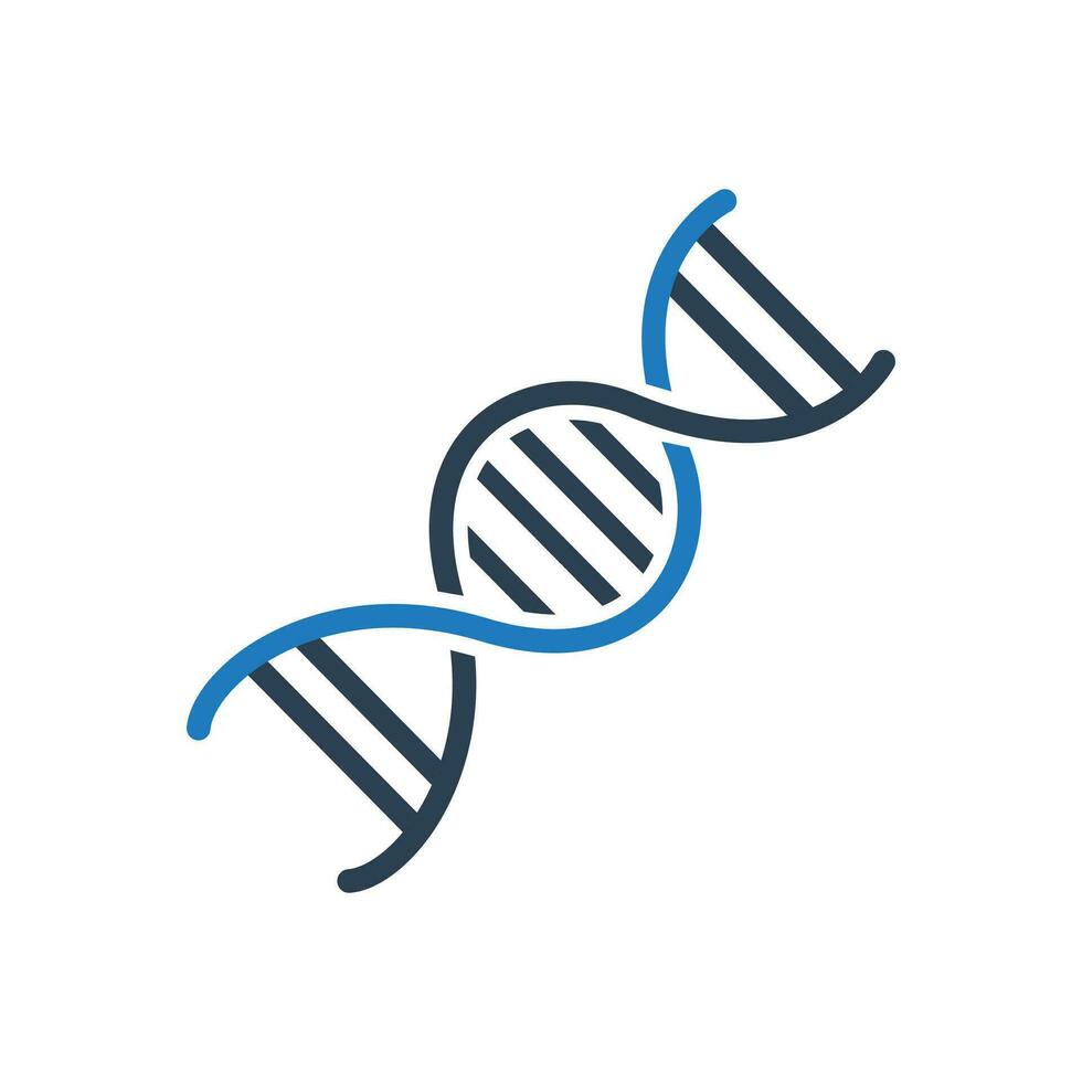 dna schroef icoon vector geïsoleerd Aan wit achtergrond. genetisch symbool voor gebruik web en mobiel.