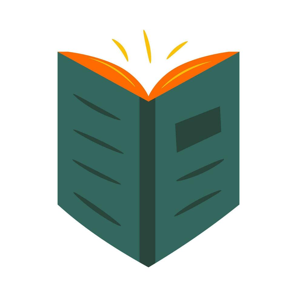 boek, lezing, schrijven, Opmerking, vlak icoon vector