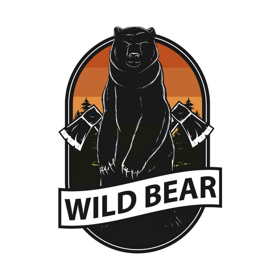 wild beer vector insigne sjabloon
