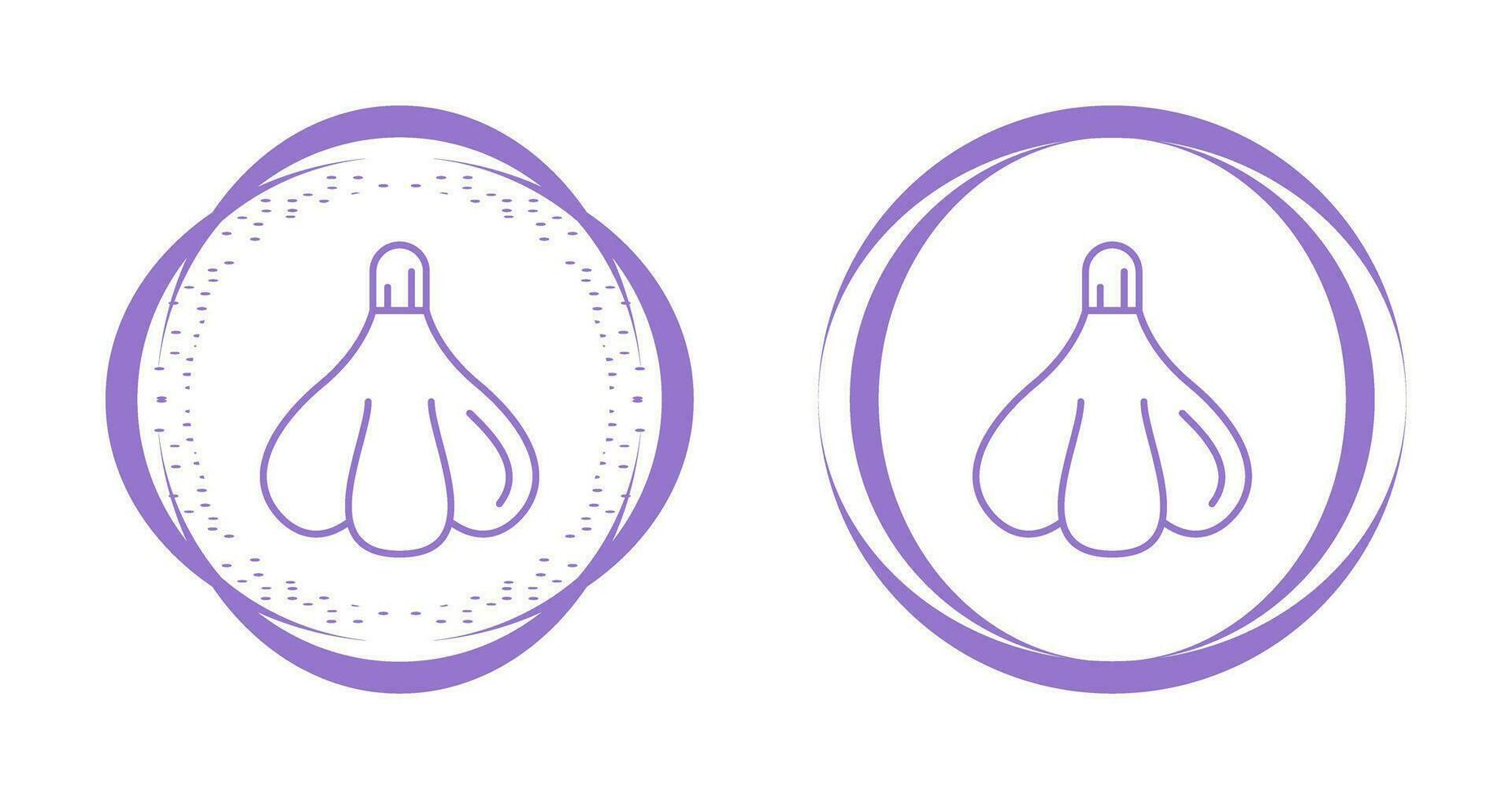 knoflook vector pictogram