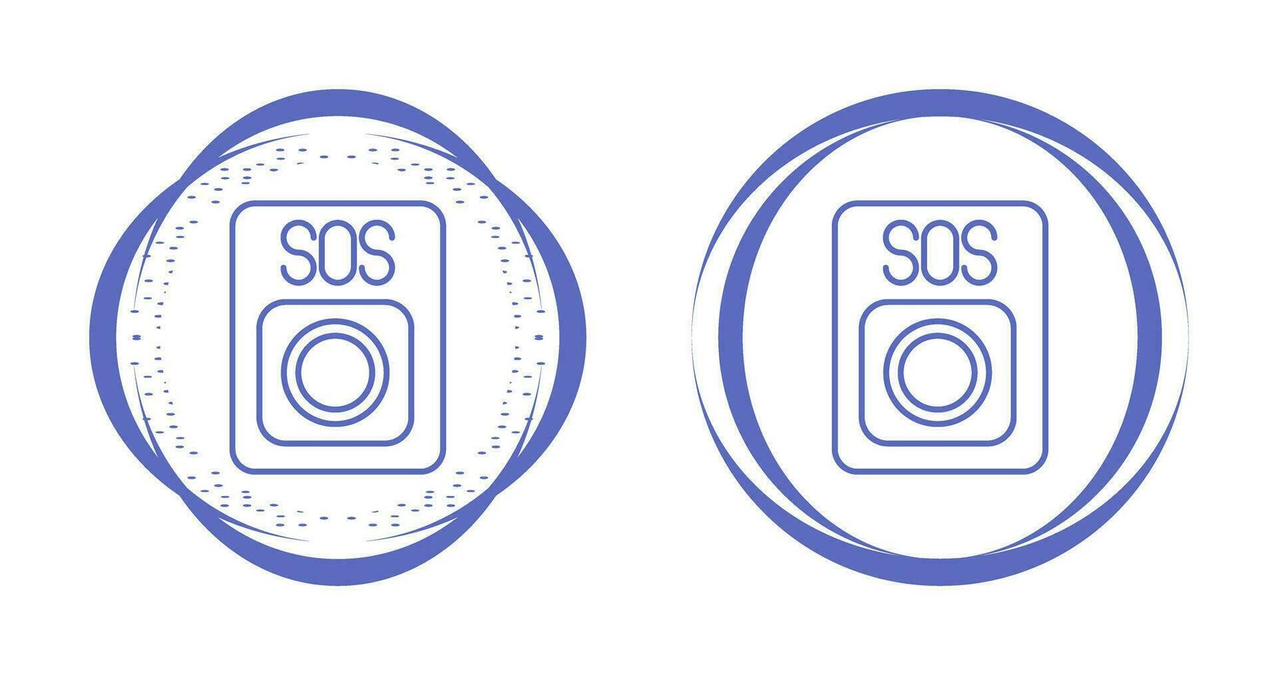 Sos vector icoon