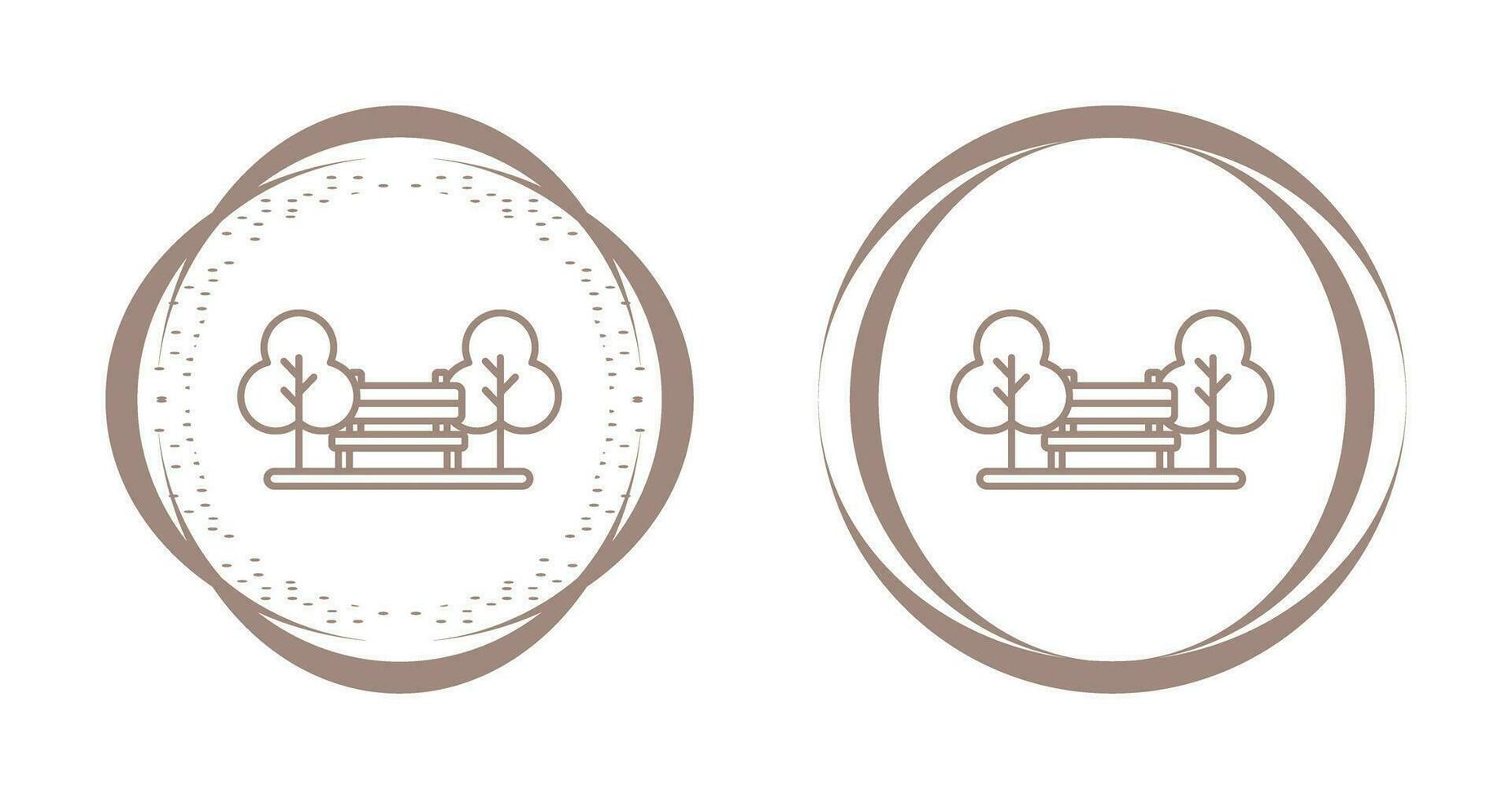 park vector pictogram