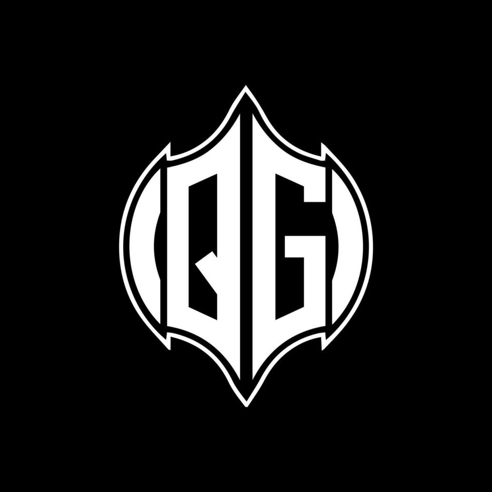 qg brief logo ontwerp. qg creatief monogram initialen brief logo concept. qg uniek modern vlak abstract vector brief logo ontwerp.