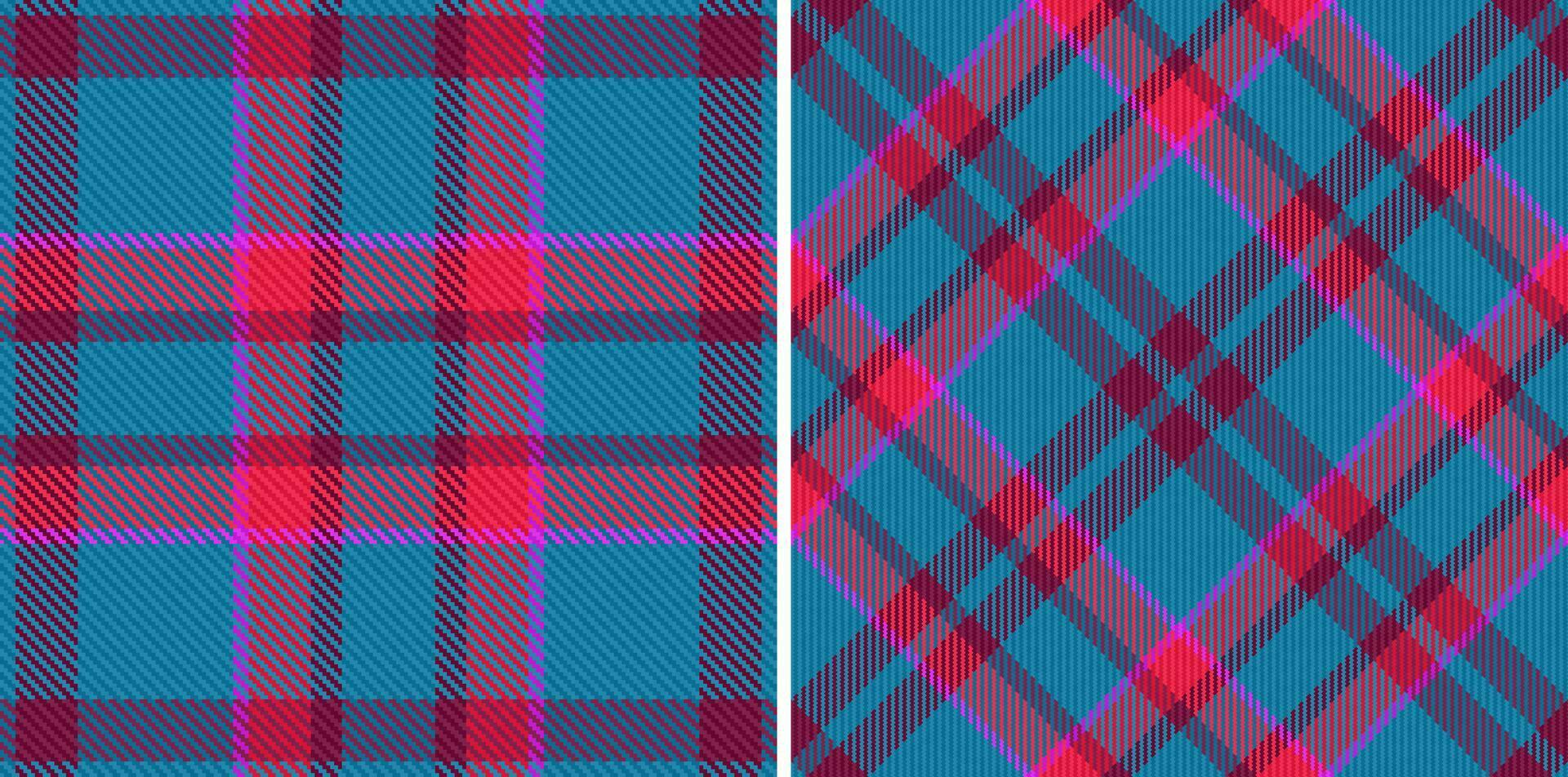 patroon naadloos achtergrond van Schotse ruit vector plaid met een controleren kleding stof structuur textiel.