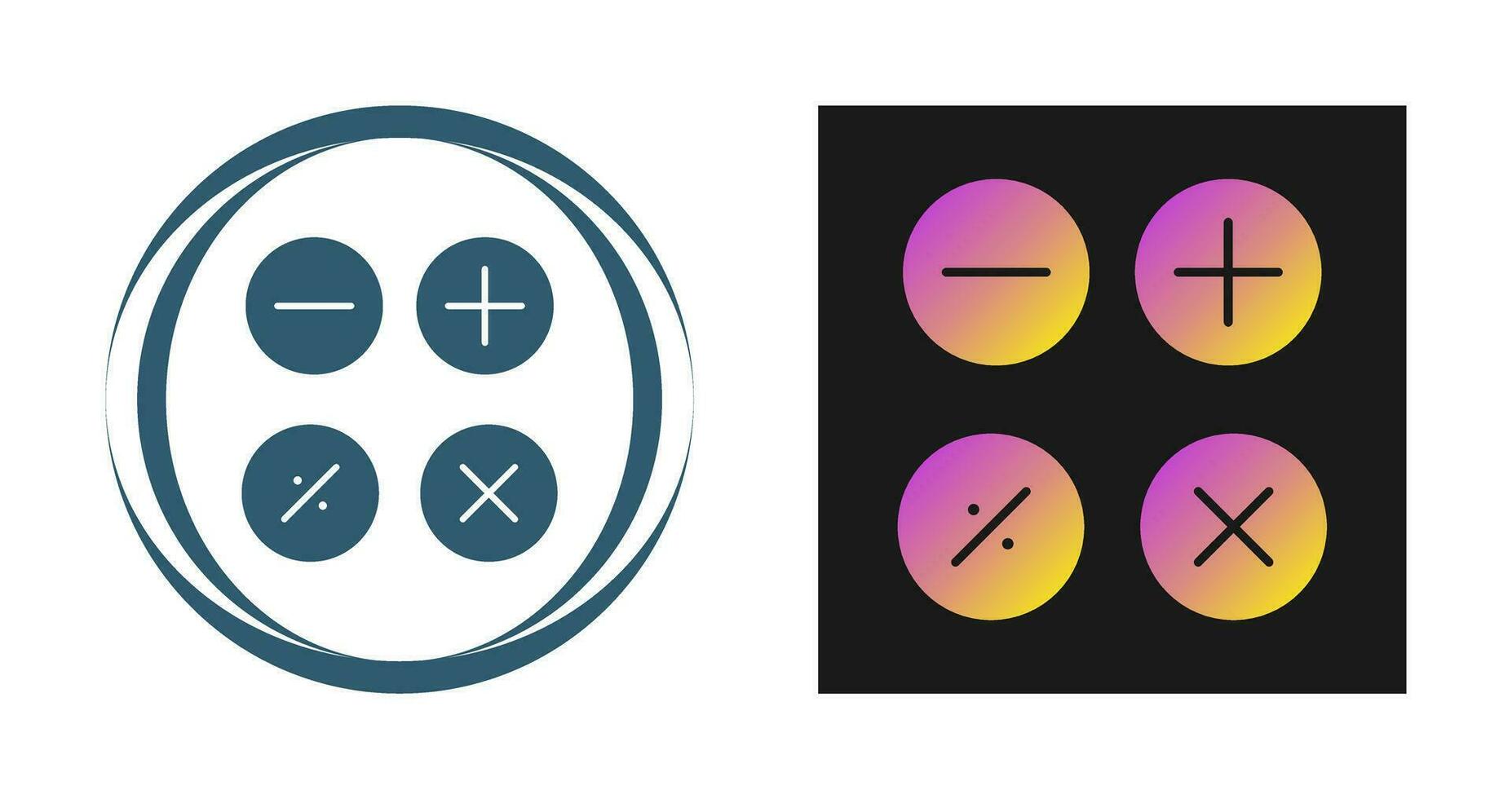 wiskunde symbolen vector icoon