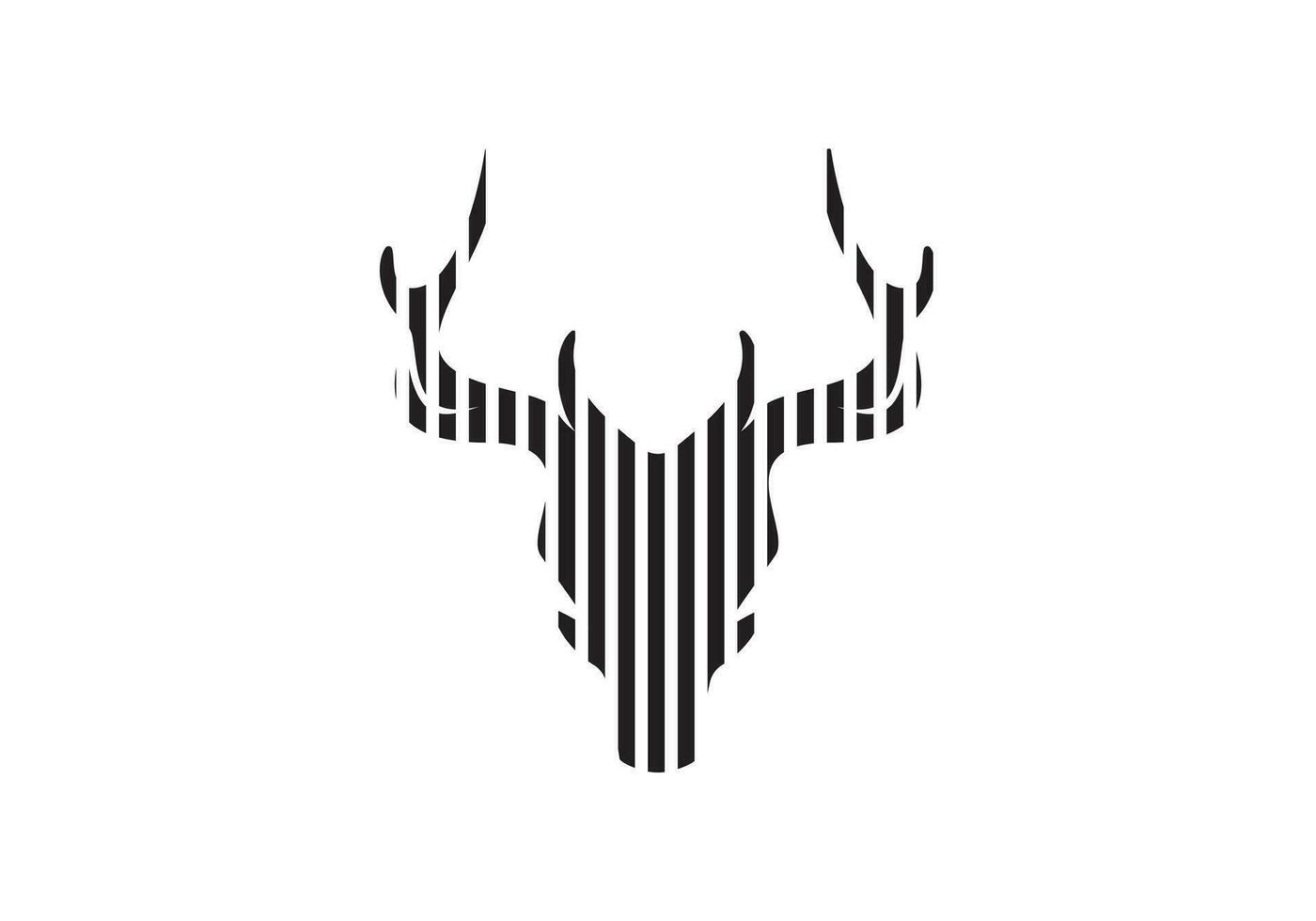 deze is een een uniek hert logo ontwerp voor uw bedrijf vector
