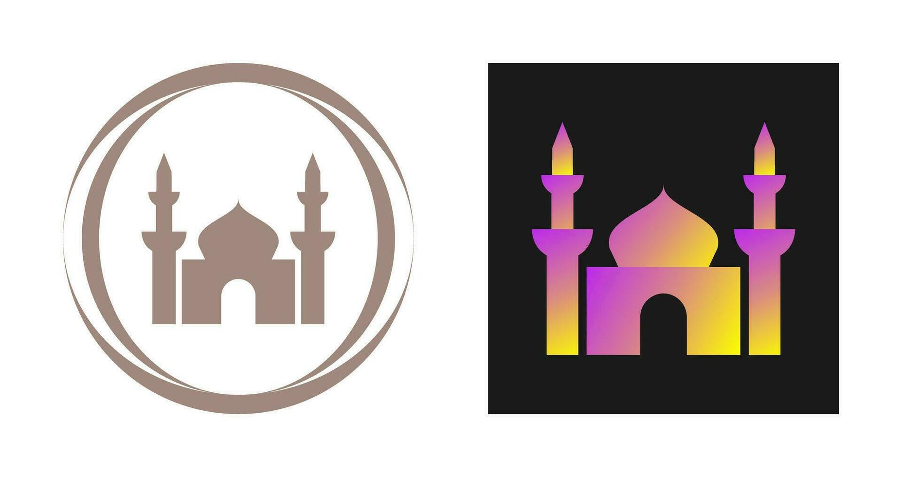 moskee vector pictogram
