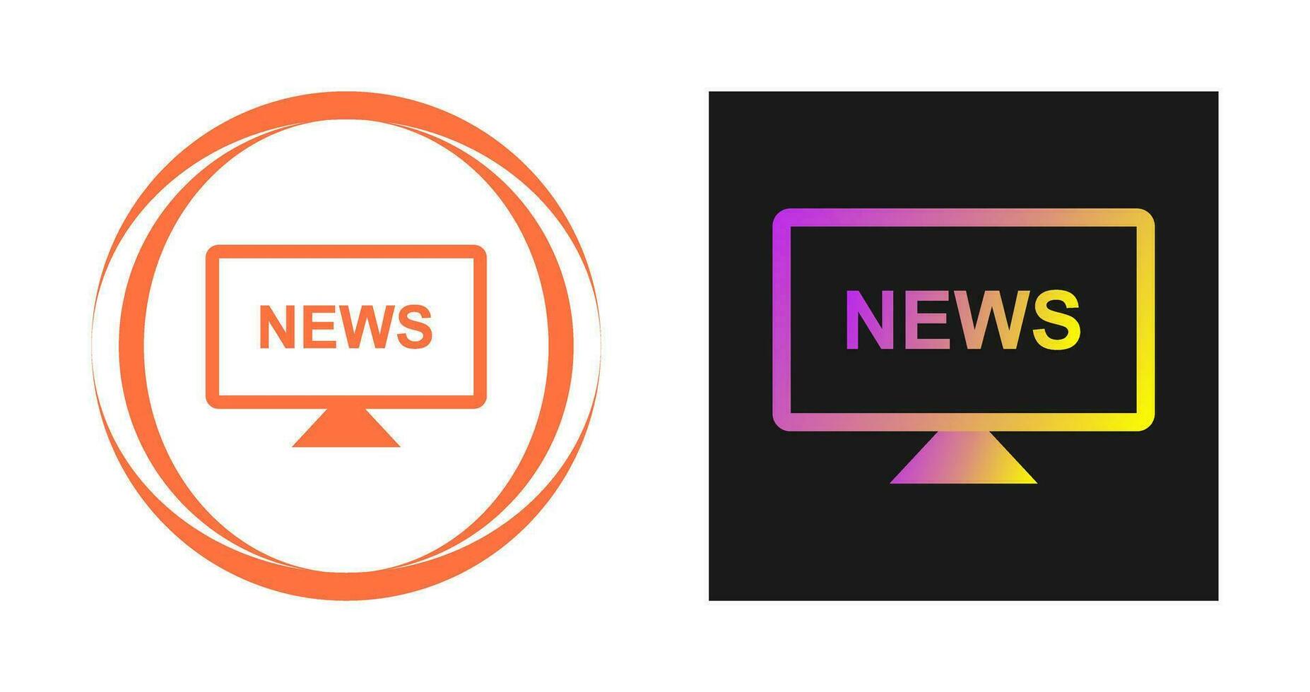 nationaal nieuws vector icoon