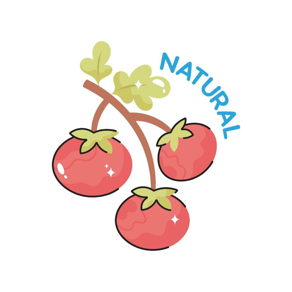 natuurlijk tekening vector kleurrijk sticker. eps 10 het dossier