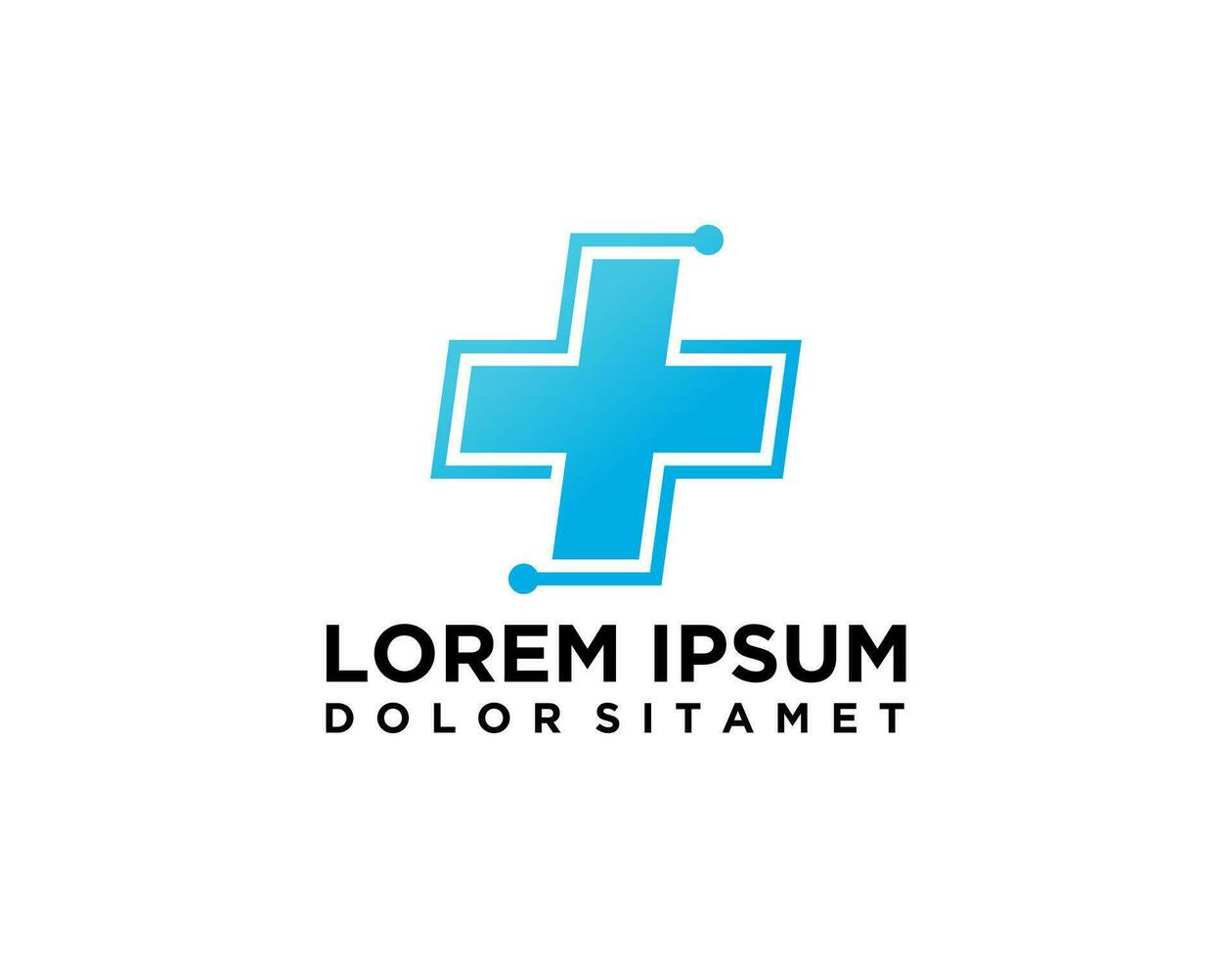 kruis plus medisch logo icoon ontwerp sjabloon elementen vector