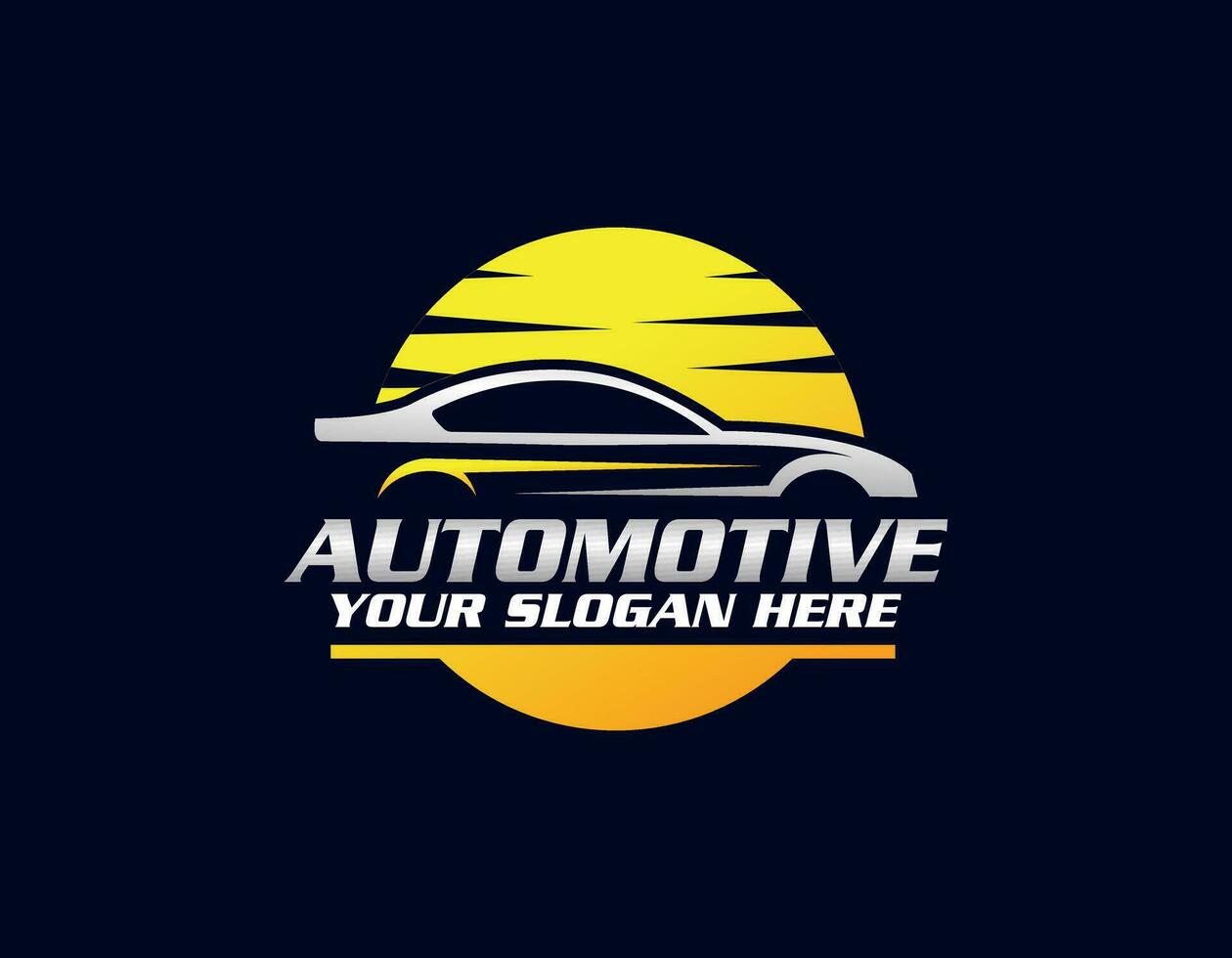 sportwagen logo sjabloon, perfect logo voor bedrijven gerelateerd aan de auto-industrie vector