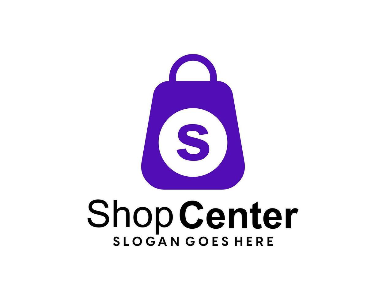 online winkel logo ontwerpen sjabloon. illustratie vector grafisch van boodschappen doen tas, computer en muis logo. perfect voor e-commerce, verkoop, op te slaan web element. bedrijf embleem.