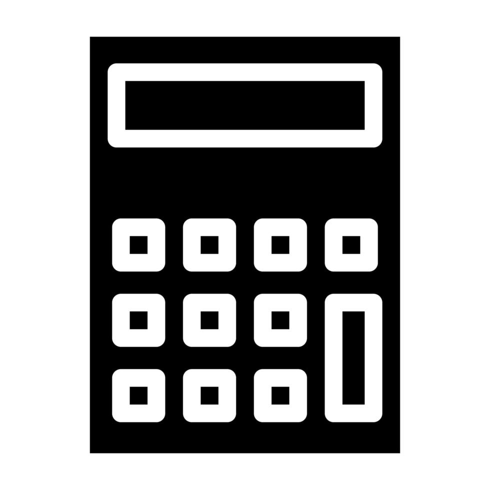 rekenmachine vector pictogram