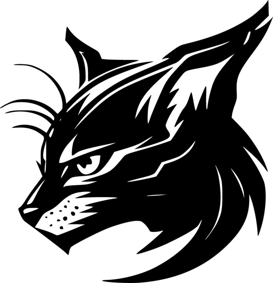 wilde kat - hoog kwaliteit vector logo - vector illustratie ideaal voor t-shirt grafisch